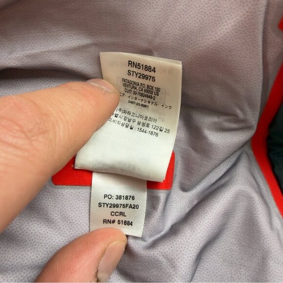 Patagonia NWT Women's Sz Small Stormstride Jacket Recco h2nO 29975 Style number - Picture 8 of 15